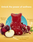 Sonnet Wellness Apple Cider Vinegar Gummies | Digestion | Gut Health | Weight Management | Cholesterol Management | Blood Sugar Control | Vegan | Gluten Free | 30 Gummies | Pack of 3