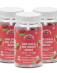Sonnet Wellness Biotin Gummies | Thick & Smooth Hair | Stronger Nails | Healthy Glowing Skin | Biotin | Zinc | Vitamin B12 | Vitamin B6 | Gluten Free | Soy Free | 30 Gummies | Pack of 3
