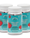 Sonnet Wellness Apple Cider Vinegar Gummies | Digestion | Gut Health | Weight Management | Cholesterol Management | Blood Sugar Control | Vegan | Gluten Free | 30 Gummies | Pack of 3