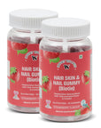 Sonnet Wellness Biotin Gummies | Thick & Smooth Hair | Stronger Nails | Healthy Glowing Skin | Biotin | Zinc | Vitamin B12 | Vitamin B6 | Gluten Free | Soy Free | 30 Gummies | Pack of 2
