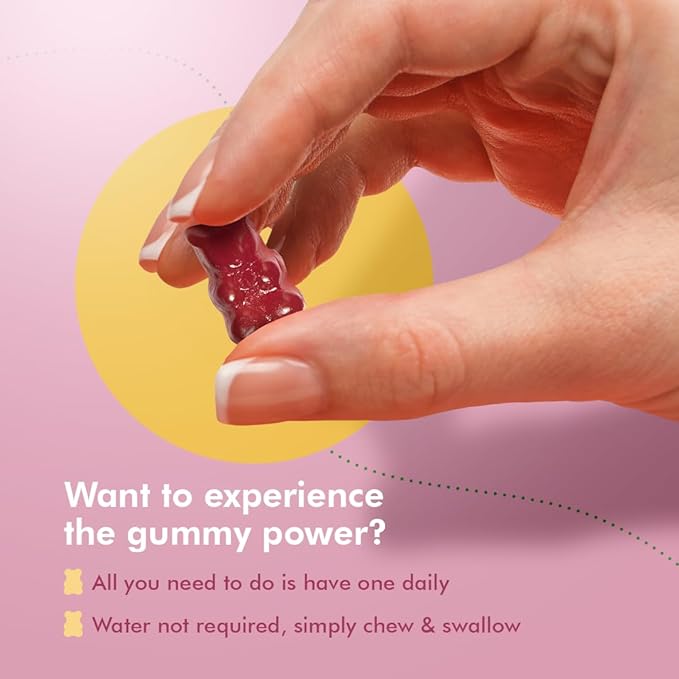 Sonnet Wellness Biotin Gummies | Thick &amp; Smooth Hair | Stronger Nails | Healthy Glowing Skin | Biotin | Zinc | Vitamin B12 | Vitamin B6 | Gluten Free | Soy Free | 30 Gummies | Pack of 3